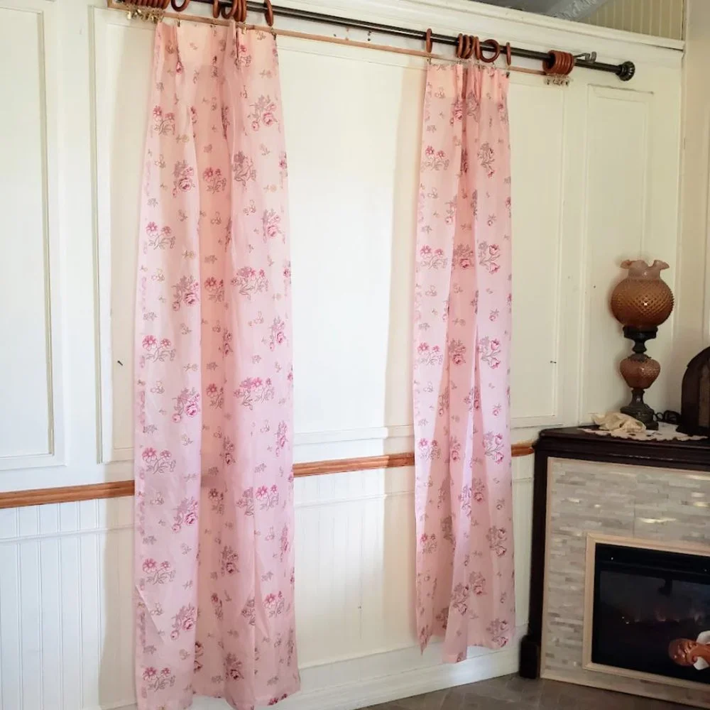 Vintage curtain panels